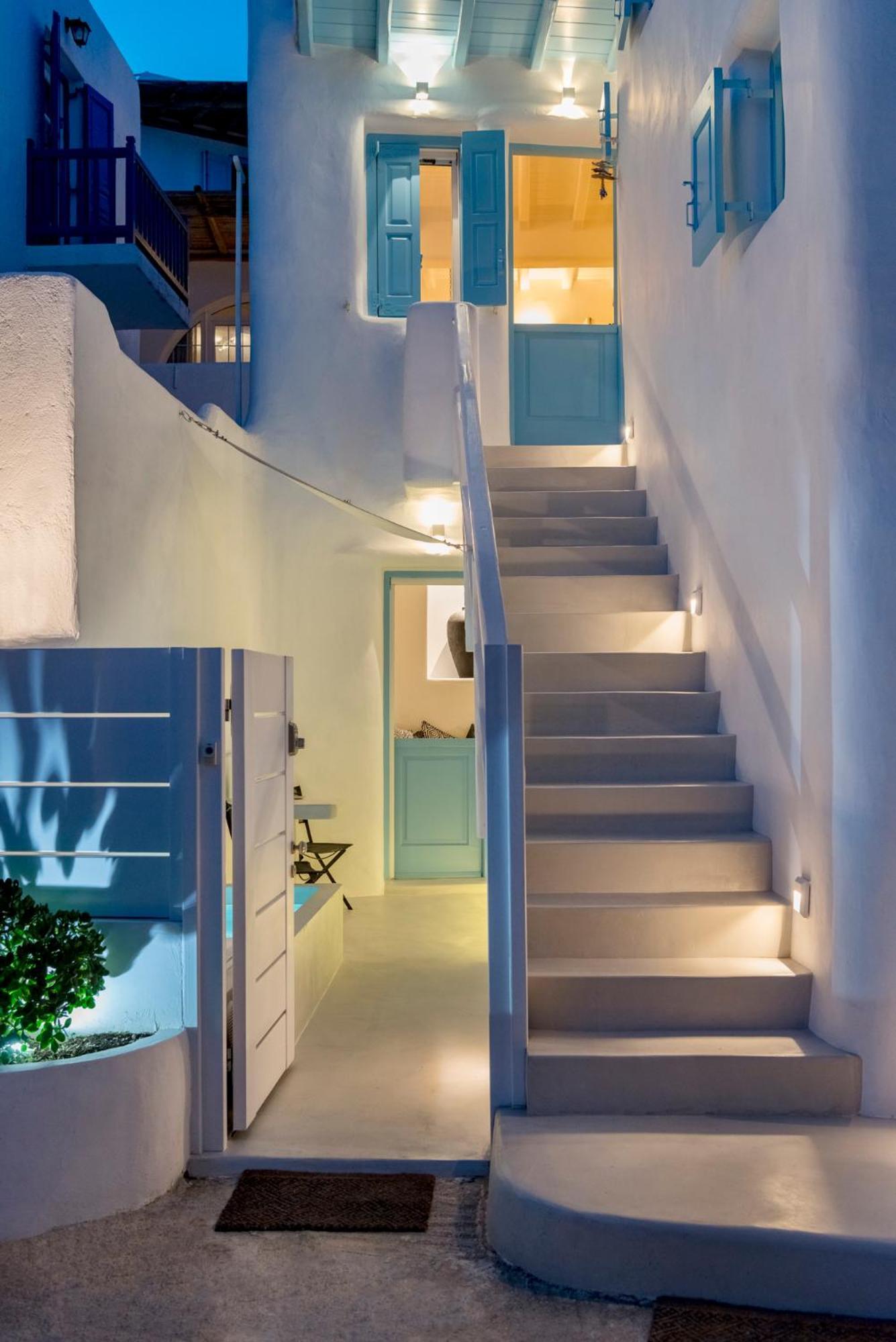 Mykonian Mews Luxury Suites Pszarú Kültér fotó