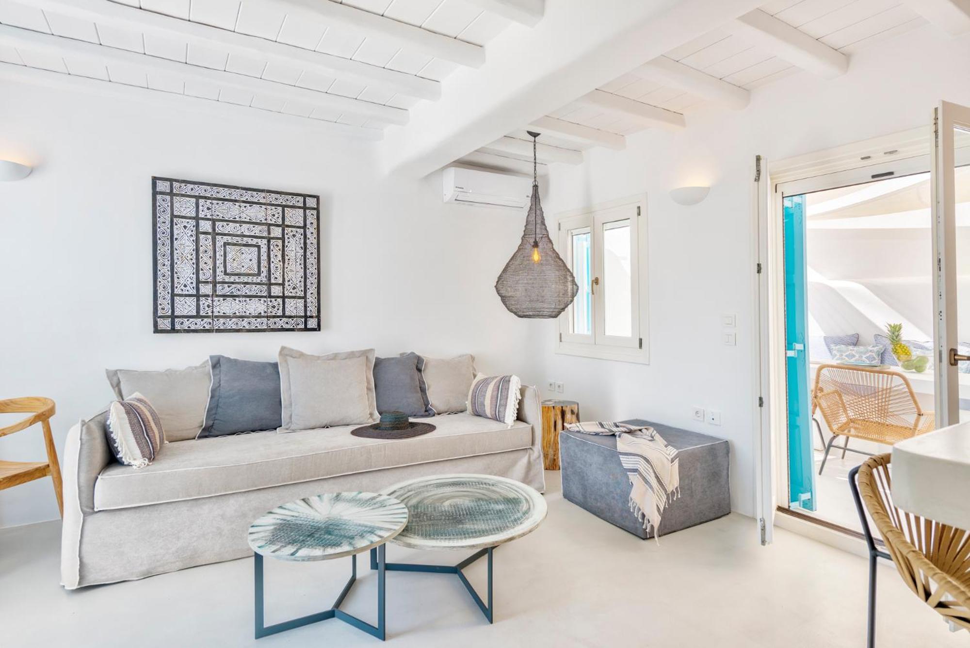 Mykonian Mews Luxury Suites Pszarú Kültér fotó