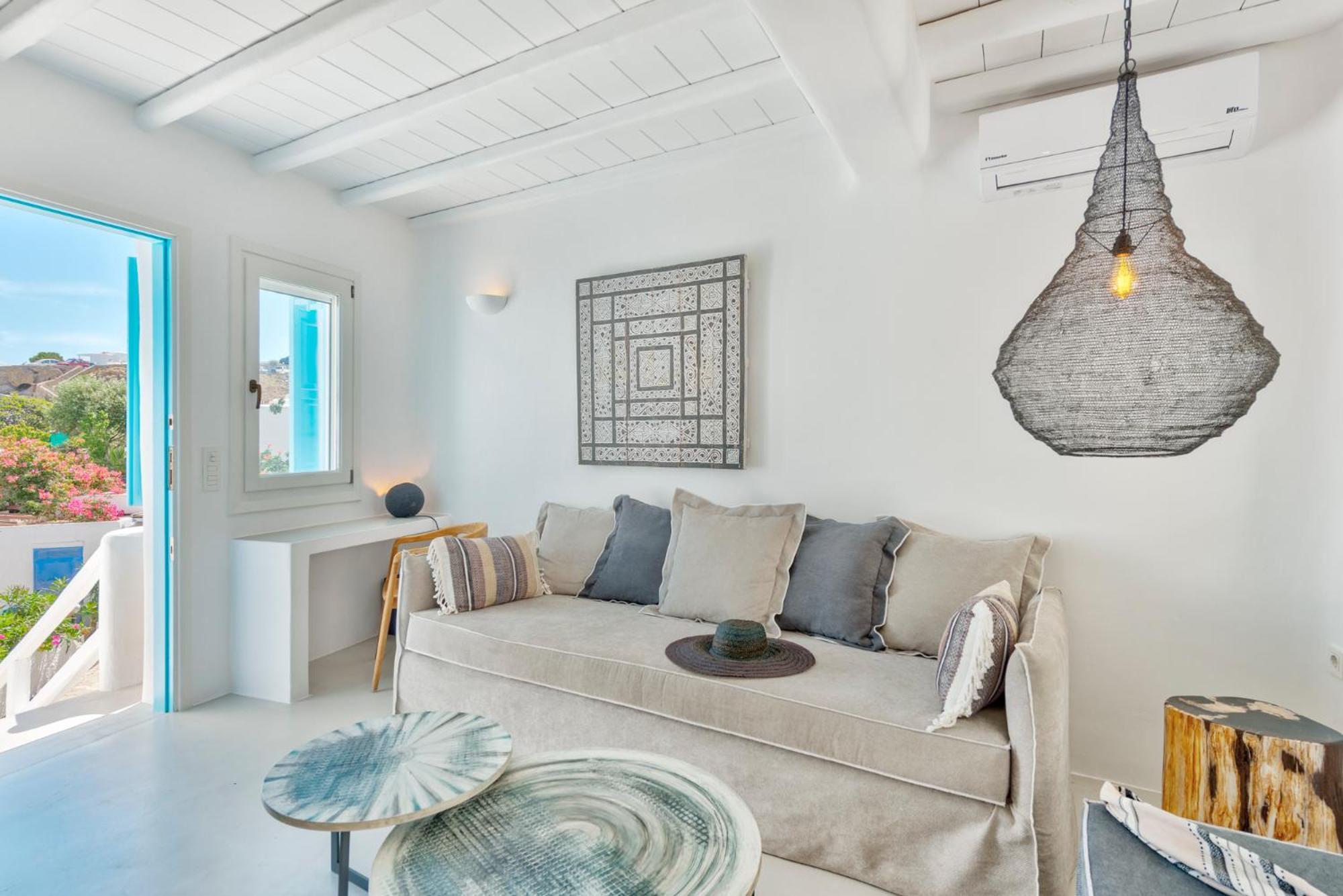 Mykonian Mews Luxury Suites Pszarú Kültér fotó