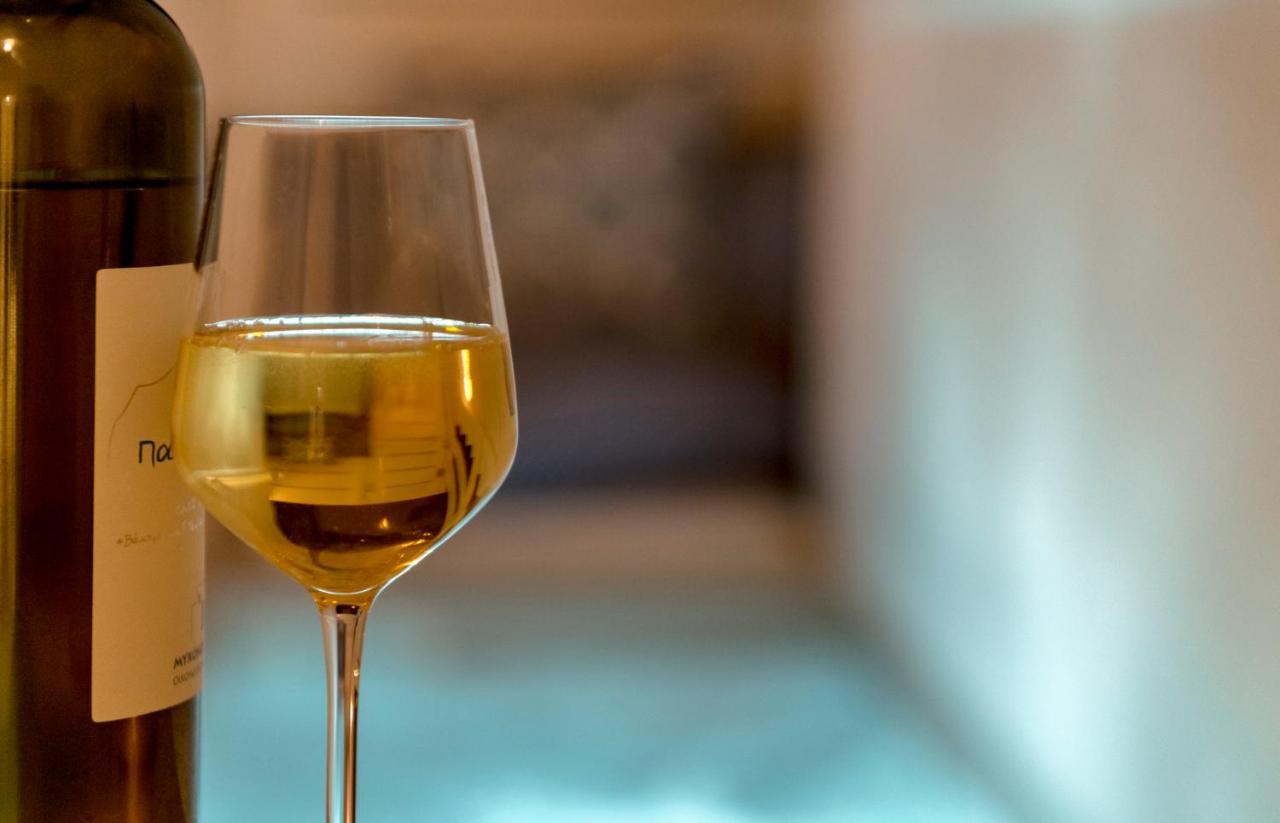 Mykonian Mews Luxury Suites Pszarú Kültér fotó