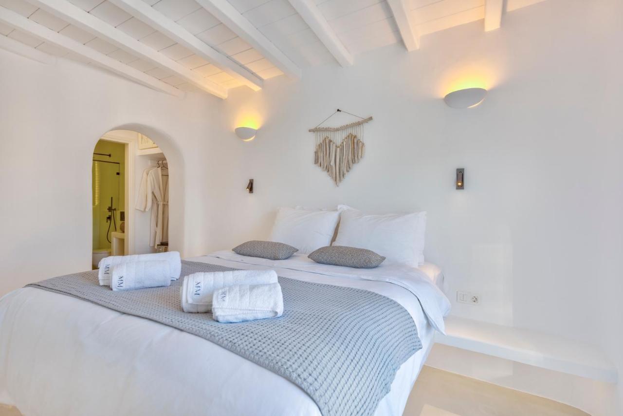Mykonian Mews Luxury Suites Pszarú Kültér fotó