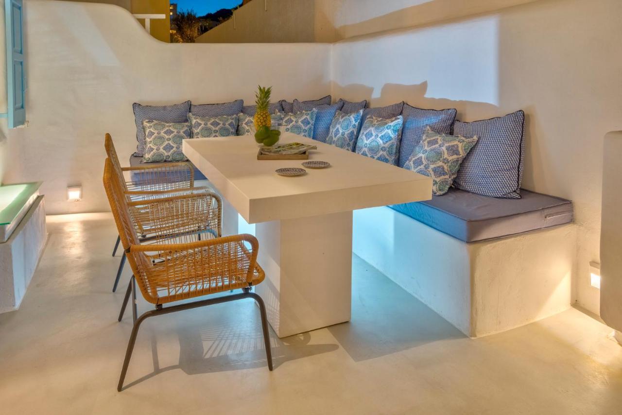 Mykonian Mews Luxury Suites Pszarú Kültér fotó