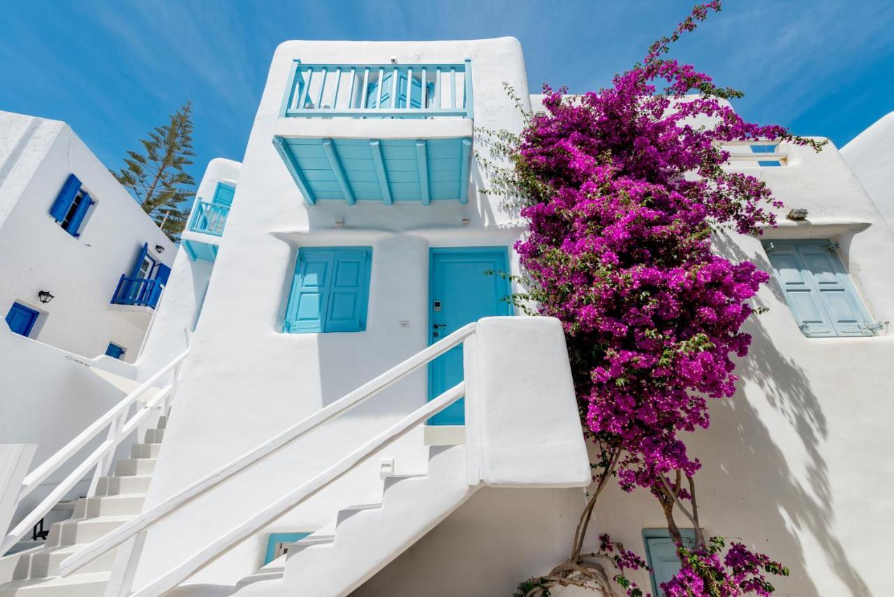 Mykonian Mews Luxury Suites Pszarú Kültér fotó