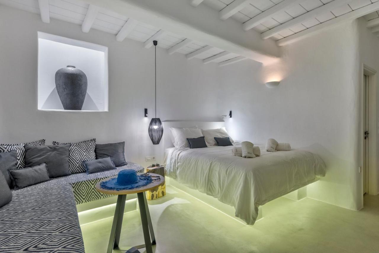 Mykonian Mews Luxury Suites Pszarú Kültér fotó